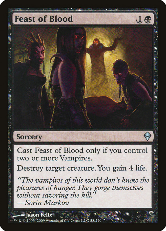 Feast of Blood [Zendikar] [Foil]