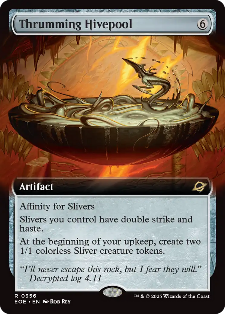 Thrumming Hivepool (Extended Art) [Edge of Eternities] [Foil]