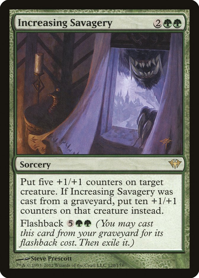 Increasing Savagery [Dark Ascension] [Foil]