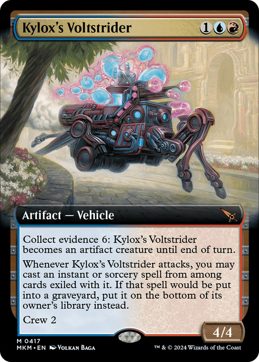 Kylox's Voltstrider (Extended Art) [Murders at Karlov Manor] [Foil]