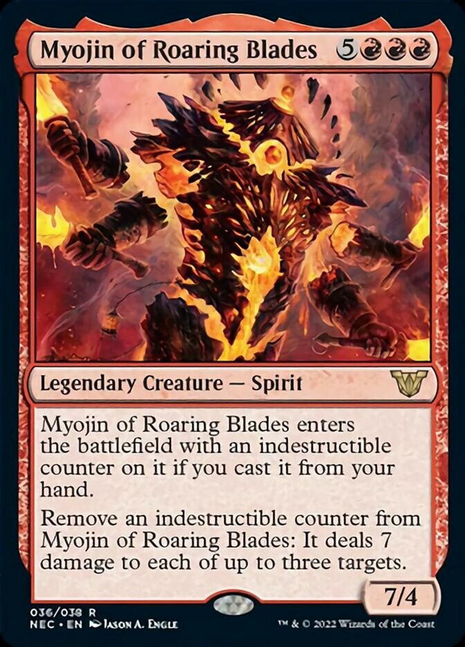 Myojin of Roaring Blades [Kamigawa: Neon Dynasty Commander] [Foil]