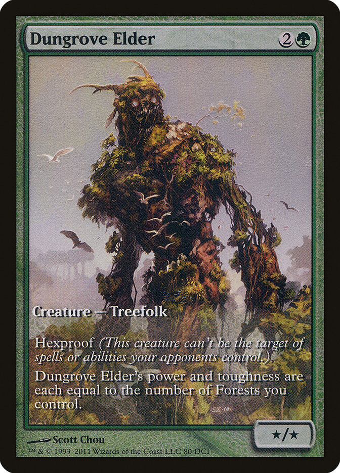 Dungrove Elder (Extended Art) [Core Set 2012 Promos]
