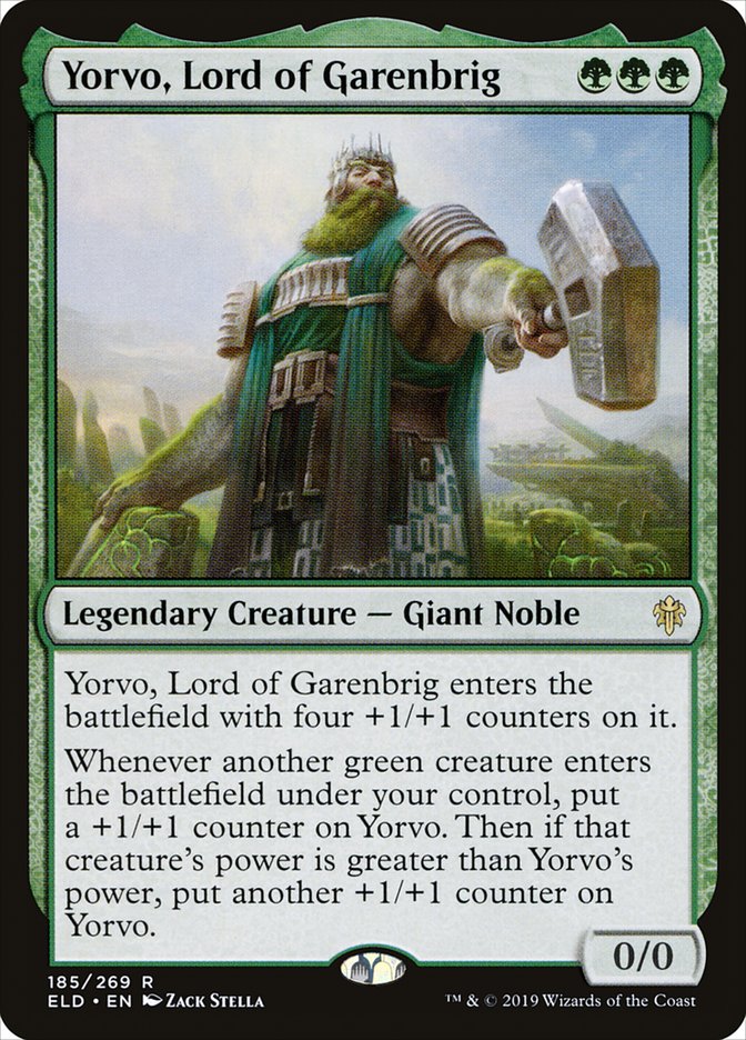 Yorvo, Lord of Garenbrig [Throne of Eldraine] [Foil]