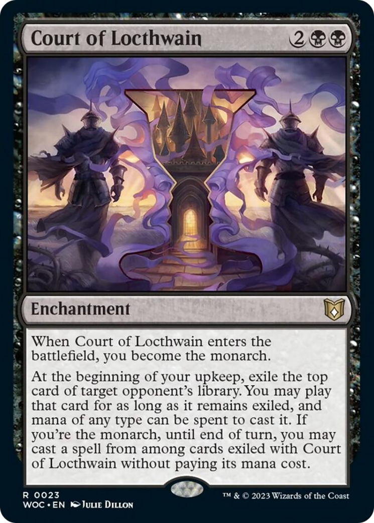Court of Locthwain [Wilds of Eldraine Commander] [Foil]