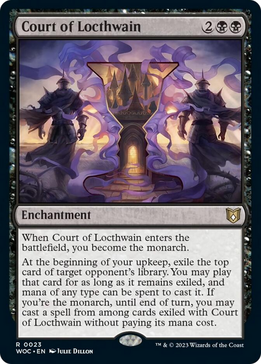 Court of Locthwain [Wilds of Eldraine Commander] [Foil]