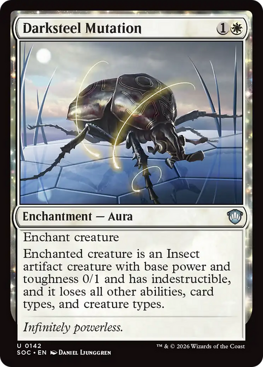 Darksteel Mutation [Secrets of Strixhaven Commander] [Foil]