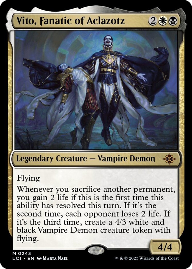 Vito, Fanatic of Aclazotz [The Lost Caverns of Ixalan] [Foil]