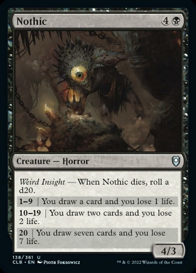 Nothic [Commander Legends: Battle for Baldur's Gate] [Foil]