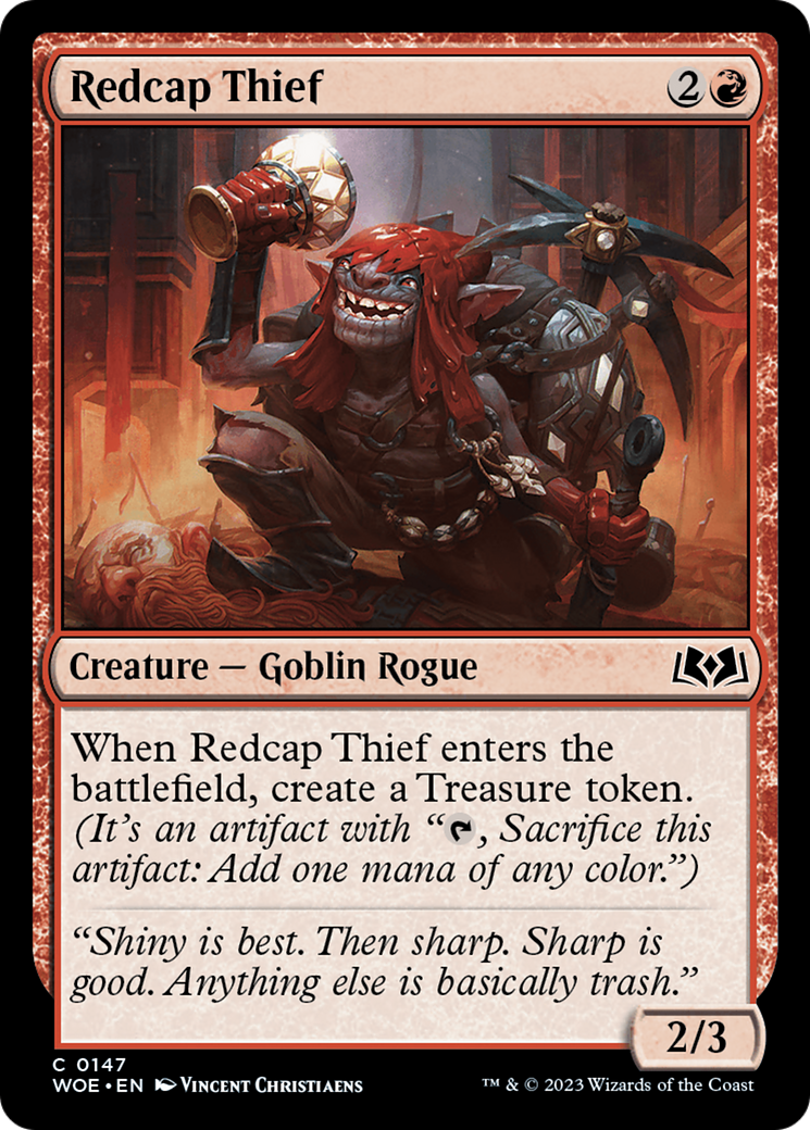 Redcap Thief [Wilds of Eldraine] [Foil]