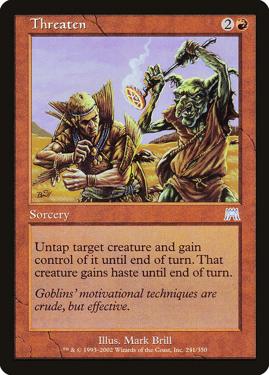 Threaten [Onslaught] [Foil]