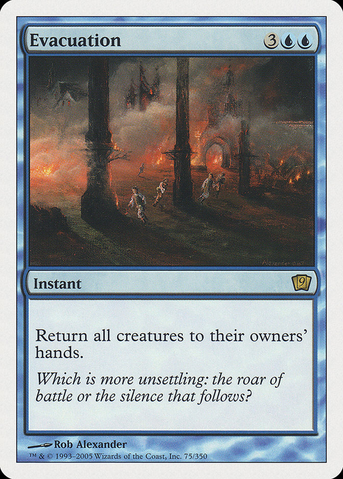 Evacuation [Ninth Edition] [Foil]