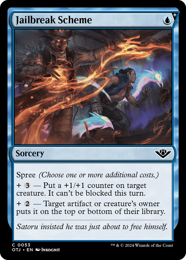 Jailbreak Scheme [Outlaws of Thunder Junction] [Foil]