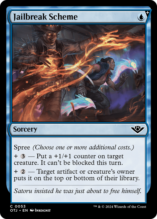 Jailbreak Scheme [Outlaws of Thunder Junction] [Foil]