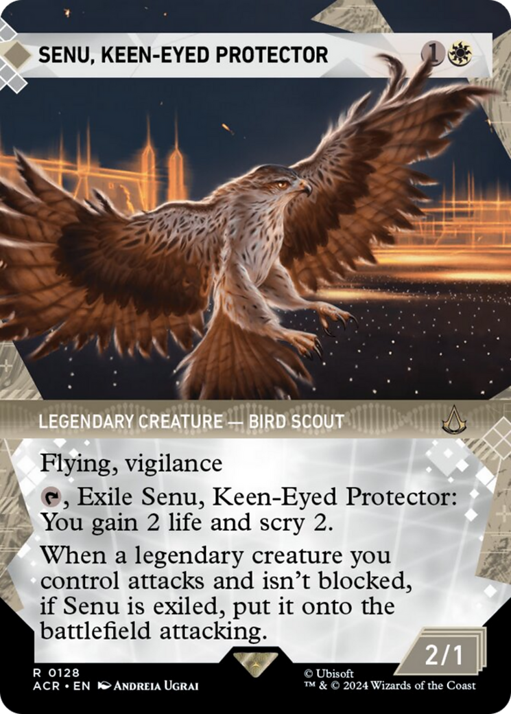 Senu, Keen-Eyed Protector (Showcase) [Assassin's Creed] [Foil]