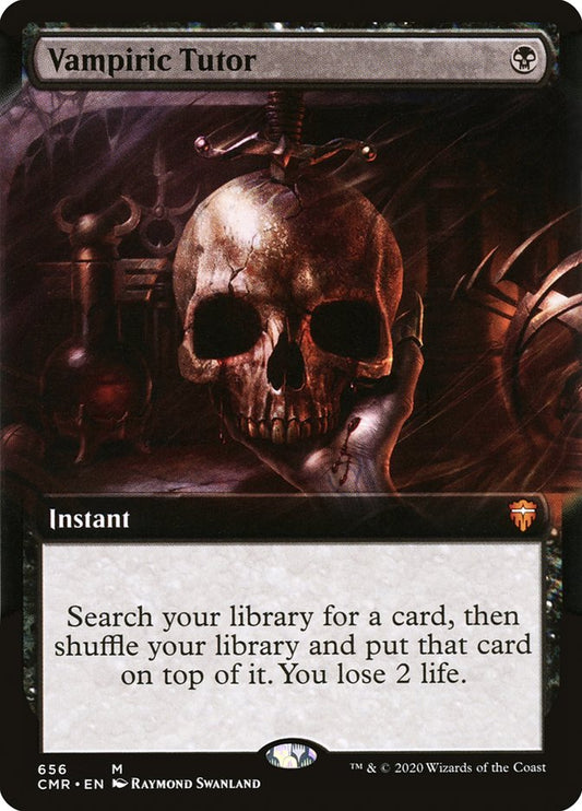 Vampiric Tutor (Extended Art) [Commander Legends] [Foil]