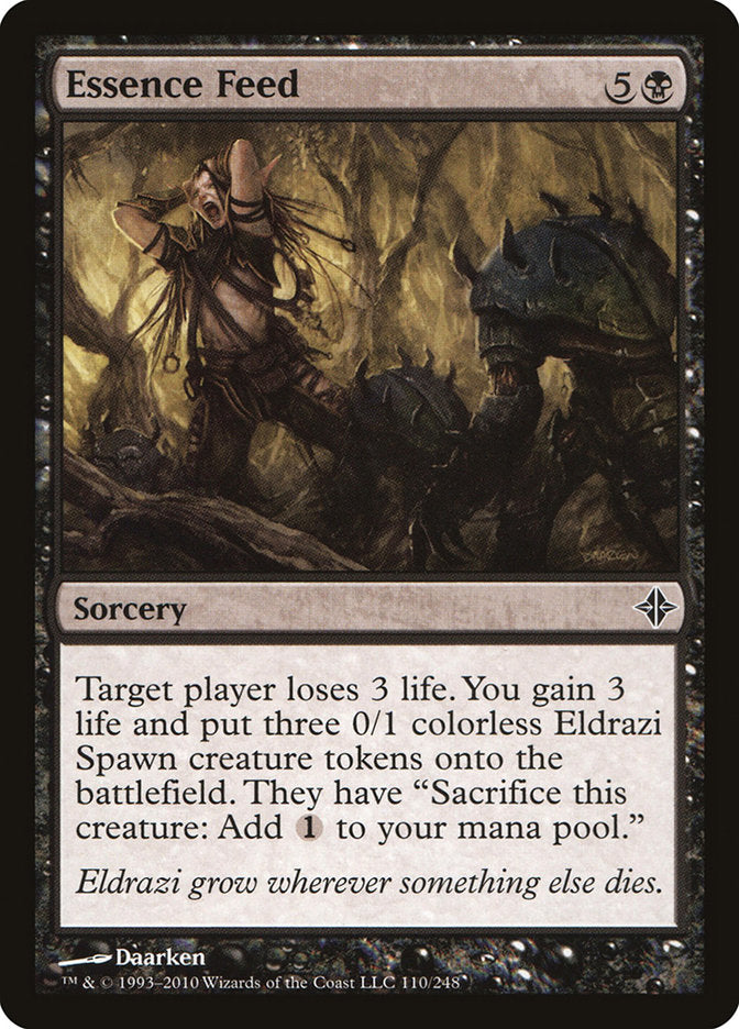 Essence Feed [Rise of the Eldrazi] [Foil]