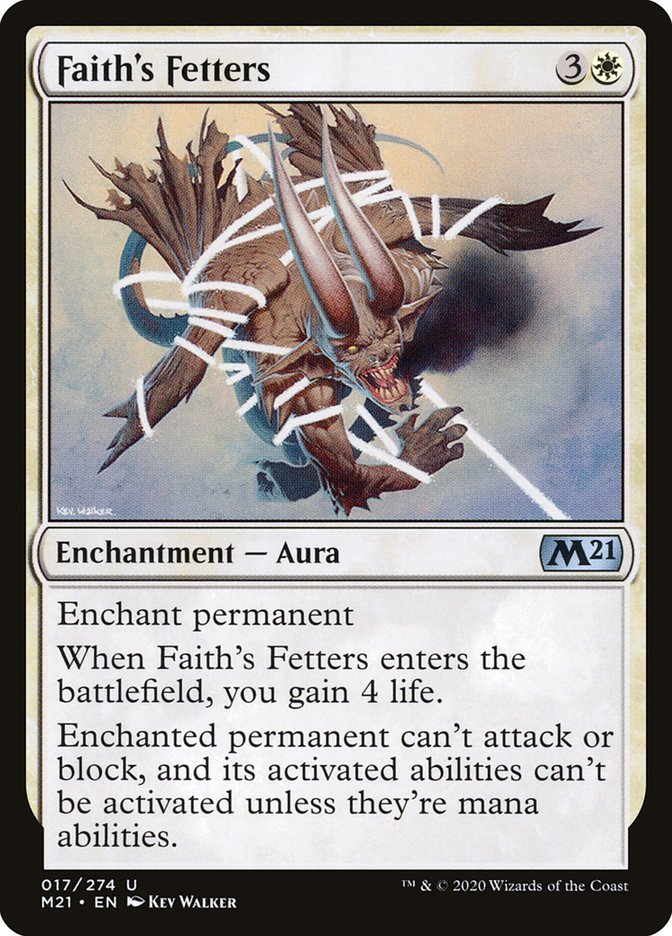 Faith's Fetters [Core Set 2021] [Foil]