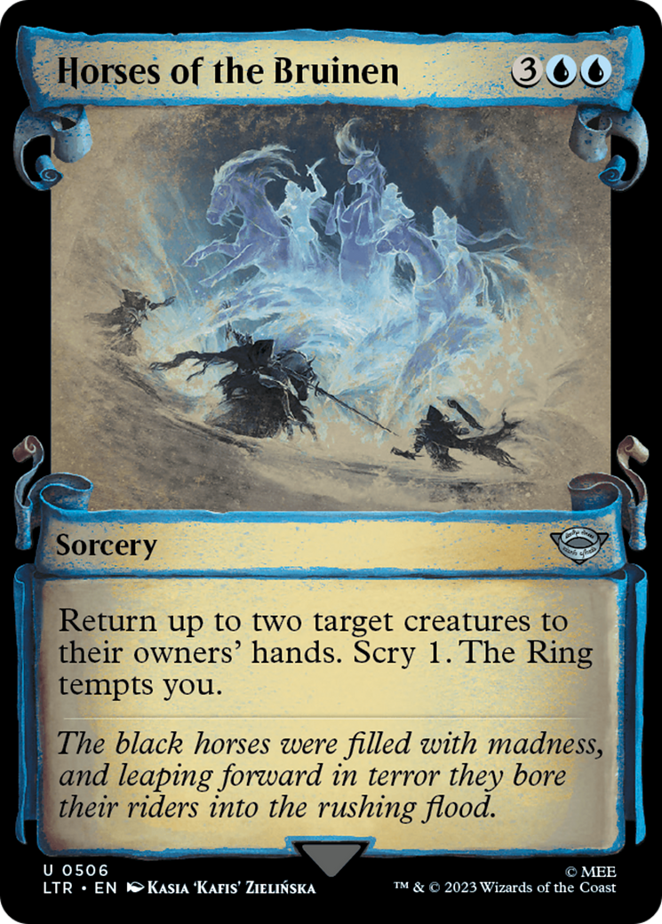 Horses of the Bruinen [The Lord of the Rings: Tales of Middle-Earth Showcase Scrolls] [Foil]
