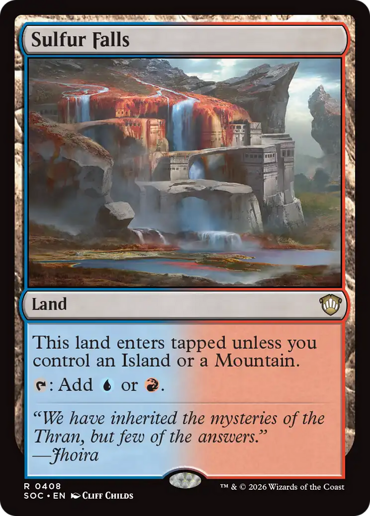Sulfur Falls [Secrets of Strixhaven Commander] [Foil]