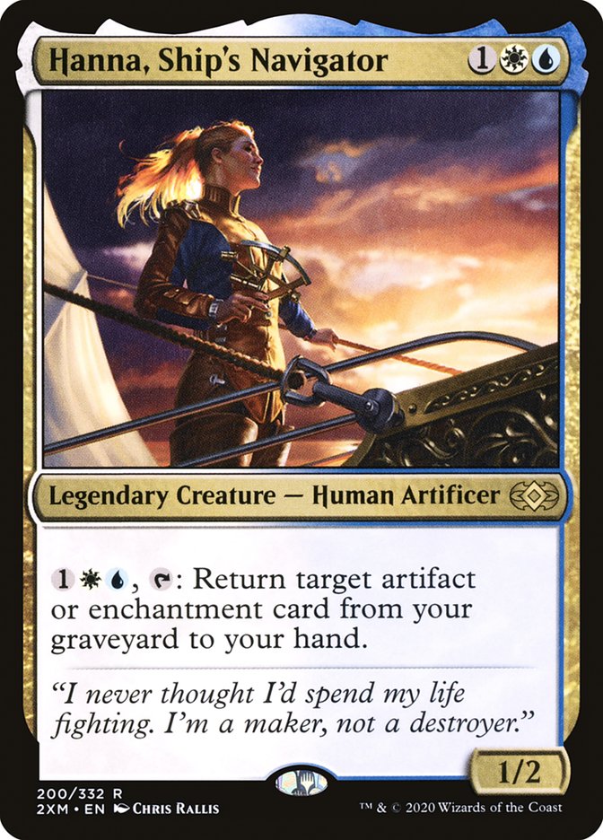Hanna, Ship's Navigator [Double Masters] [Foil]