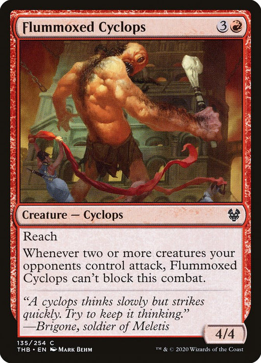 Flummoxed Cyclops [Theros Beyond Death] [Foil]
