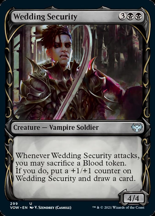 Wedding Security (Showcase Fang Frame) [Innistrad: Crimson Vow] [Foil]