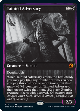 Tainted Adversary [Innistrad: Double Feature] [Foil]