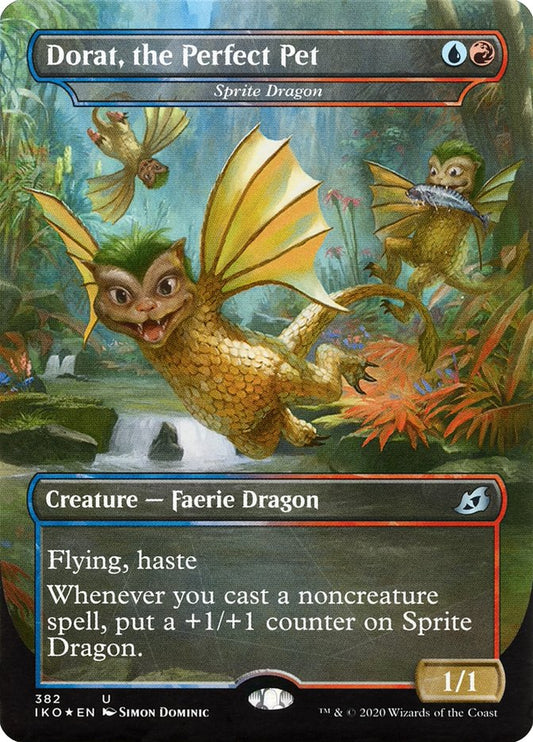 Sprite Dragon - Dorat, the Perfect Pet (Godzilla Series) [Ikoria: Lair of Behemoths] [Foil]
