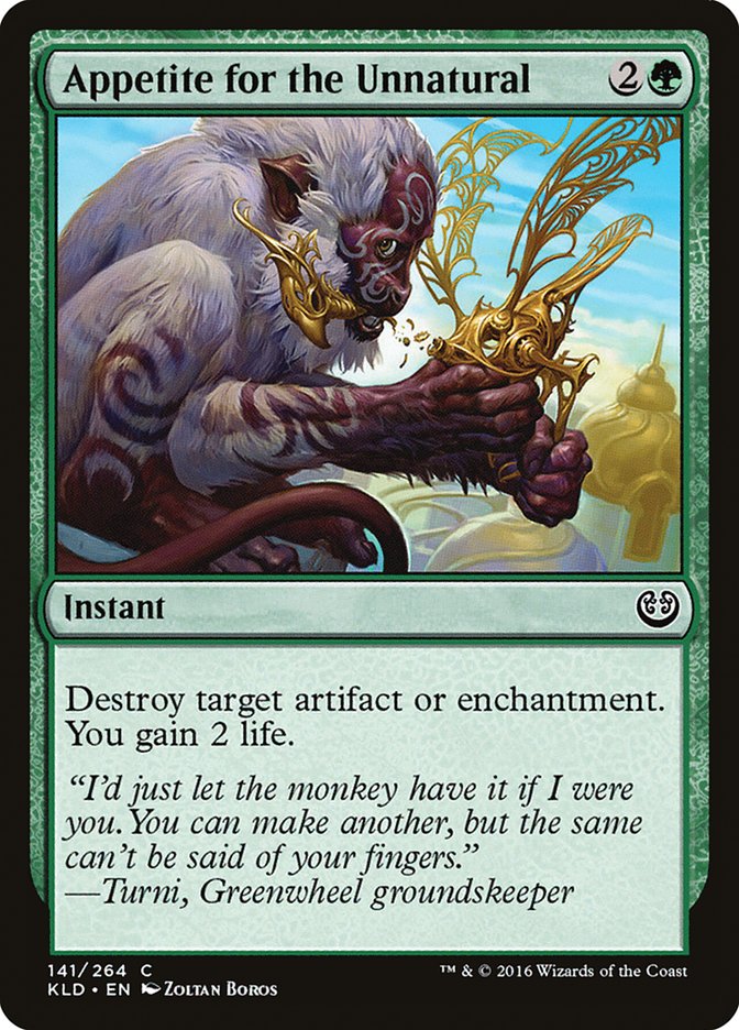 Appetite for the Unnatural [Kaladesh] [Foil]