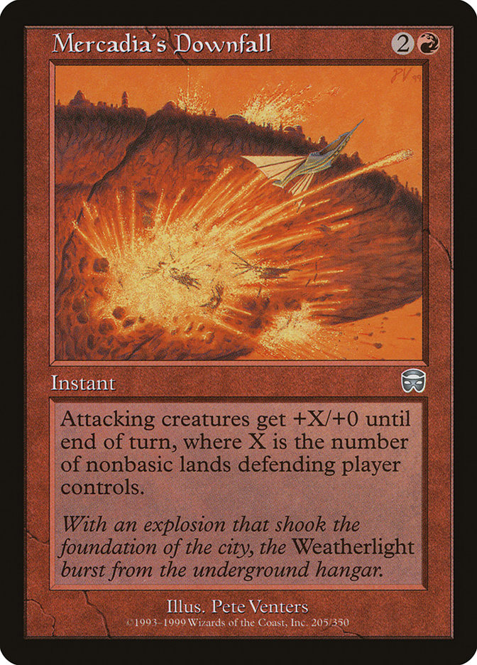 Mercadia's Downfall [Mercadian Masques] [Foil]