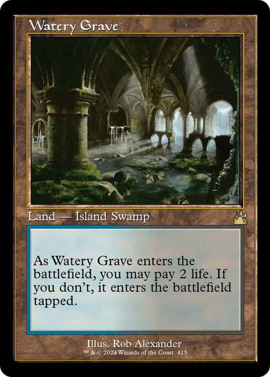Watery Grave (Retro) [Ravnica Remastered] [Foil]