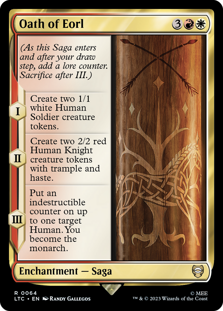 Oath of Eorl [The Lord of the Rings: Tales of Middle-Earth Commander] [Foil]