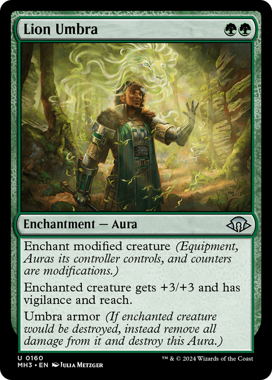 Lion Umbra [Modern Horizons 3] [Foil]