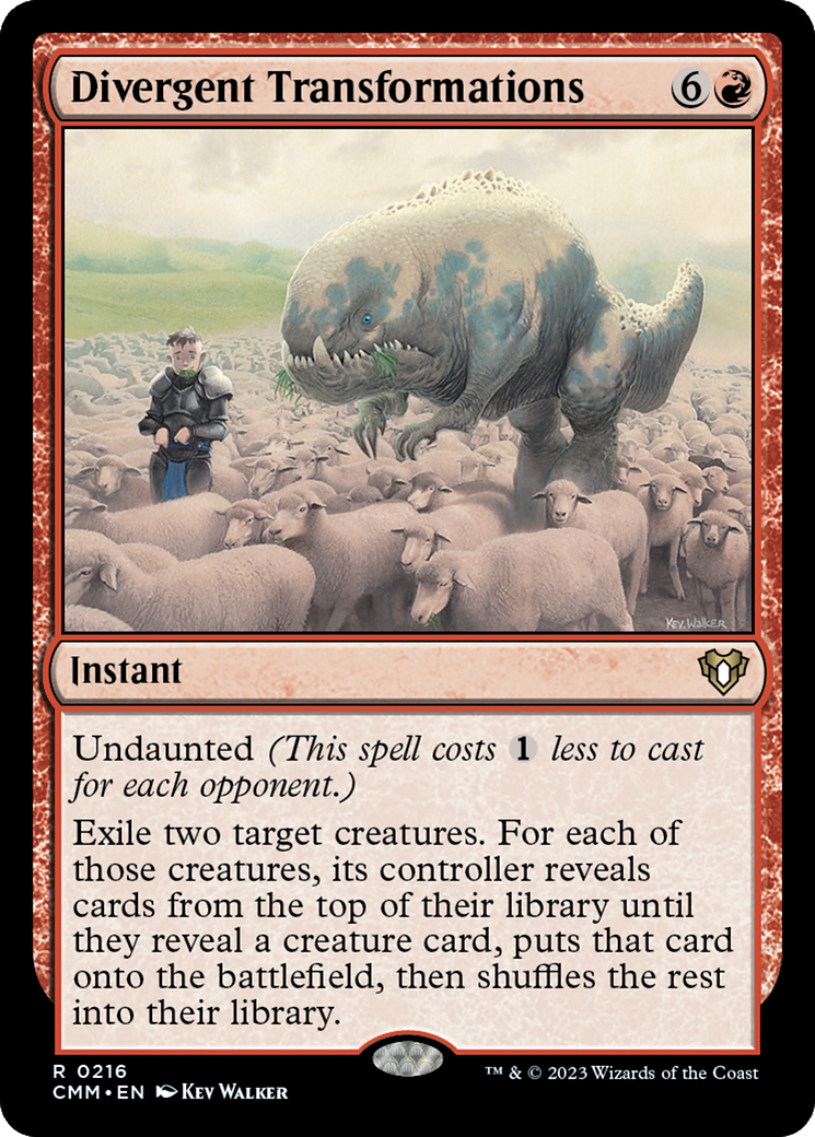 Divergent Transformations [Commander Masters] [Foil]