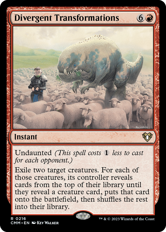Divergent Transformations [Commander Masters] [Foil]