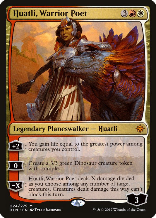 Huatli, Warrior Poet [Ixalan] [Foil]
