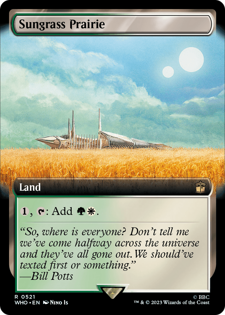 Sungrass Prairie (Extended Art) [Doctor Who] [Foil]