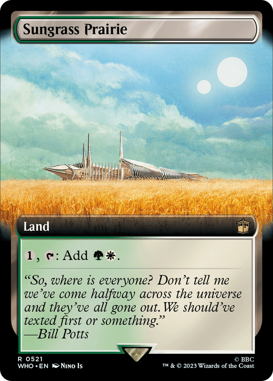 Sungrass Prairie (Extended Art) [Doctor Who] [Foil]