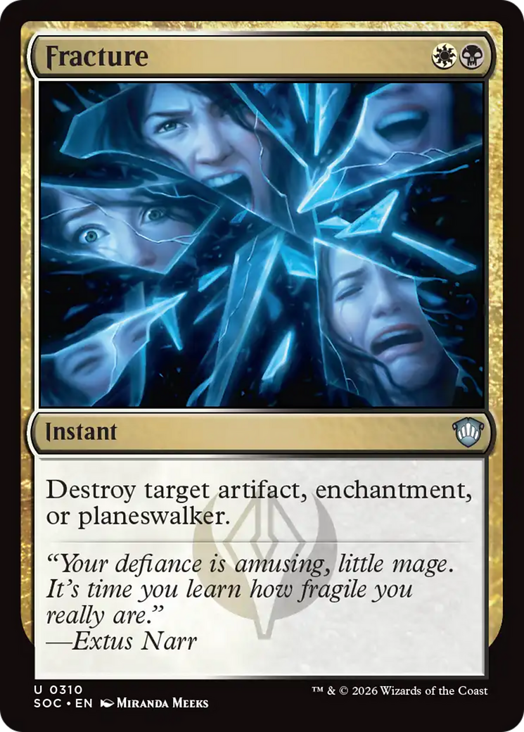 Fracture [Secrets of Strixhaven Commander] [Foil]