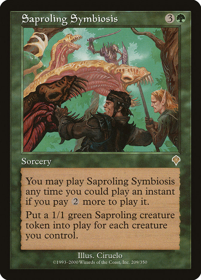 Saproling Symbiosis [Invasion] [Foil]