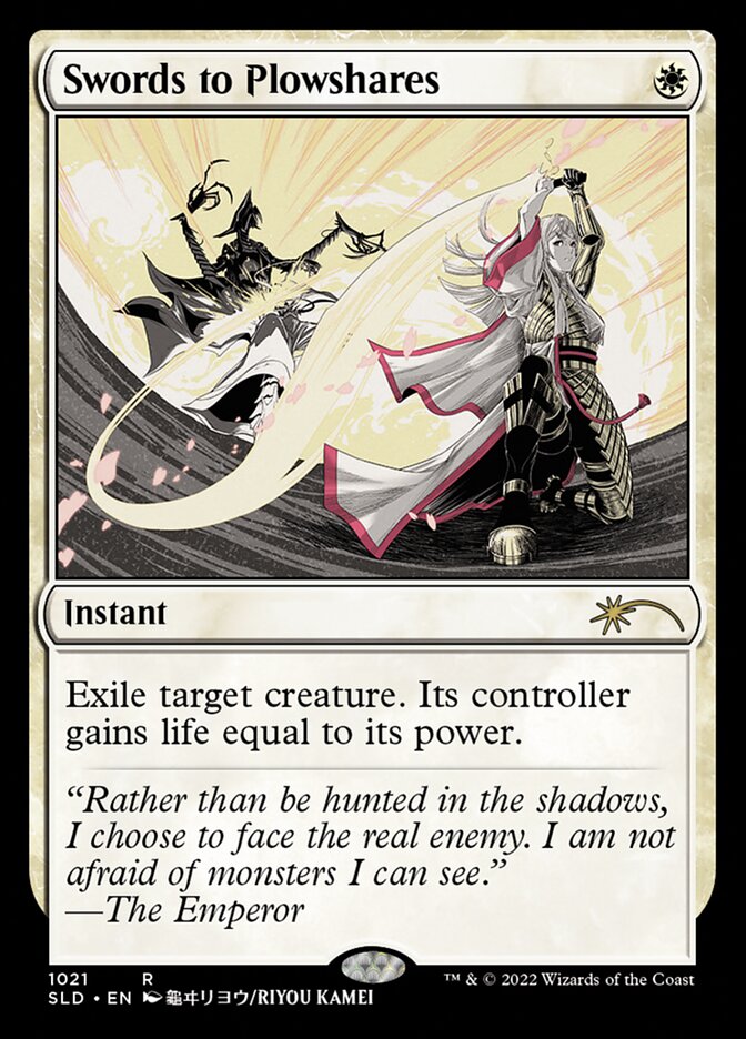 Swords to Plowshares (1021) [Secret Lair Drop Series] [Foil]