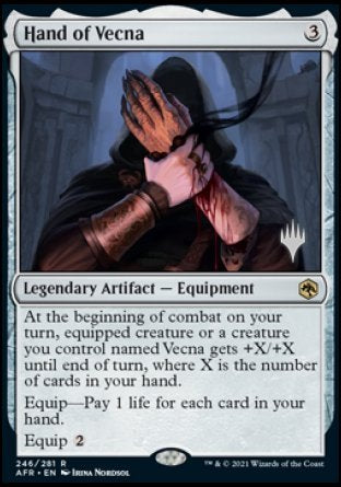 Hand of Vecna (Promo Pack) [Dungeons & Dragons: Adventures in the Forgotten Realms Promos] [Foil]