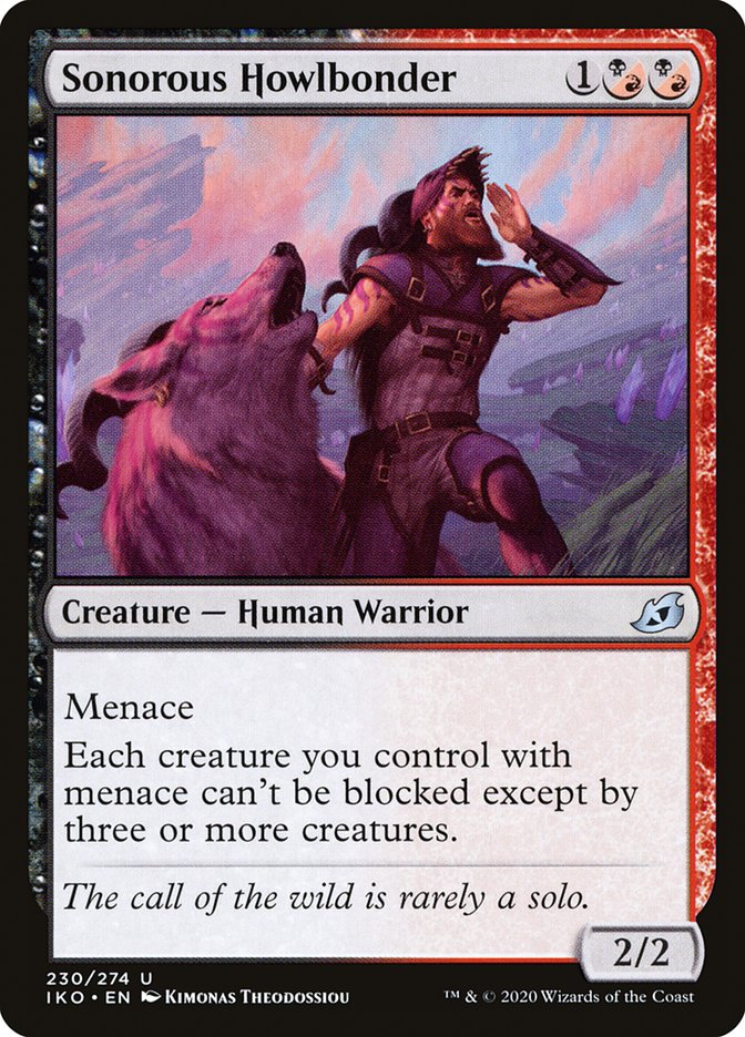 Sonorous Howlbonder [Ikoria: Lair of Behemoths] [Foil]