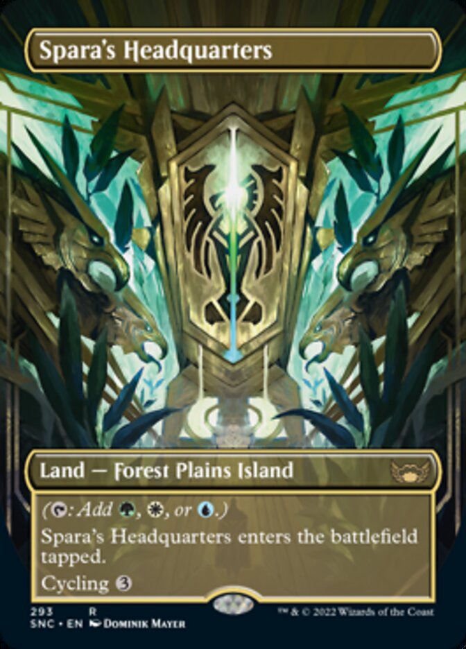 Spara's Headquarters (Borderless Alternate Art) [Streets of New Capenna] [Foil]