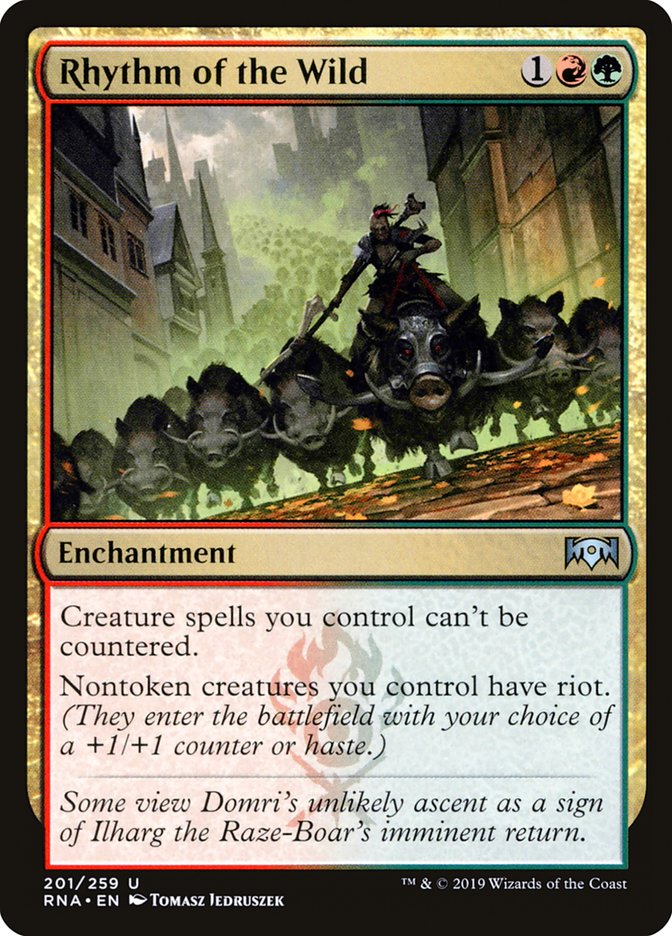 Rhythm of the Wild [Ravnica Allegiance] [Foil]