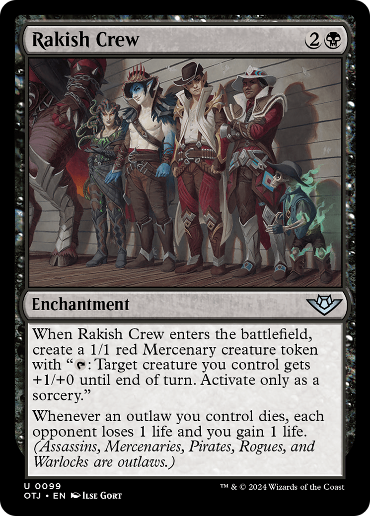 Rakish Crew [Outlaws of Thunder Junction] [Foil]