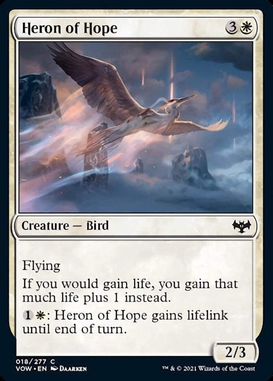 Heron of Hope [Innistrad: Crimson Vow] [Foil]