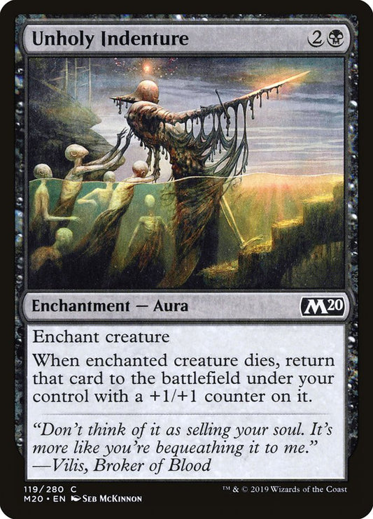 Unholy Indenture [Core Set 2020] [Foil]
