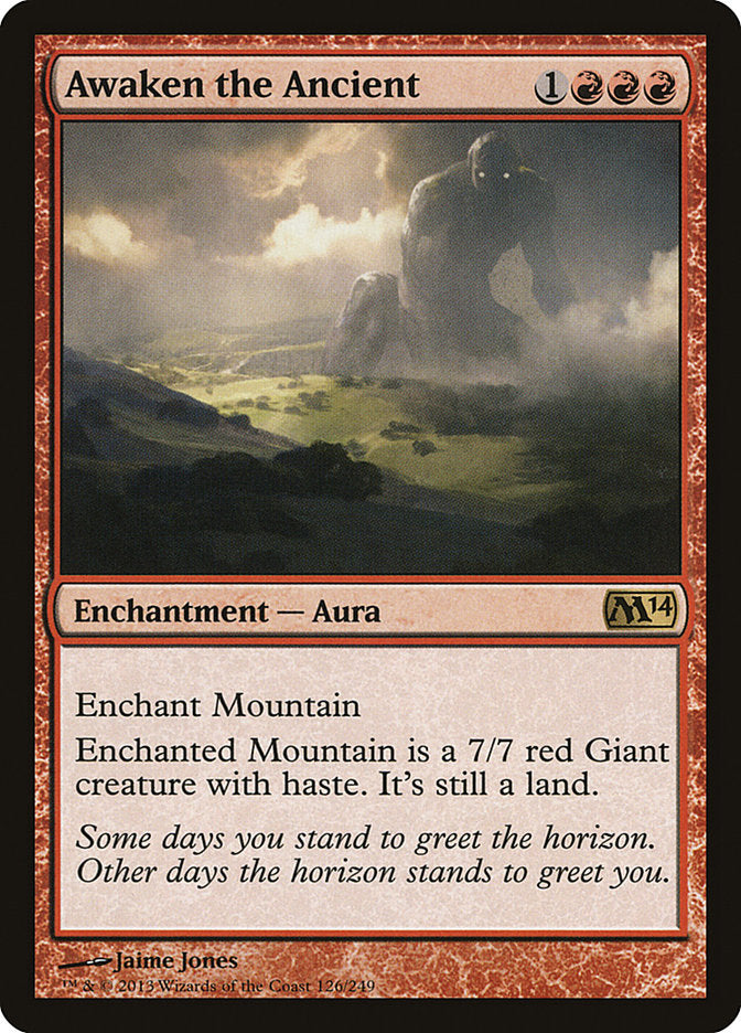 Awaken the Ancient [Core Set 2014] [Foil]