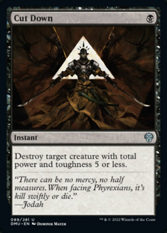 Cut Down [Dominaria United] [Foil]
